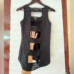 Yogalicious Black Backless  sports top